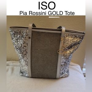 ISO Pia Rossini Tote in GOLD